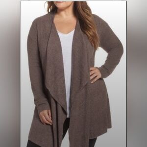 NWT Barefoot Dreams CozyChic Lite Island Wrap In Cocoa L/XL